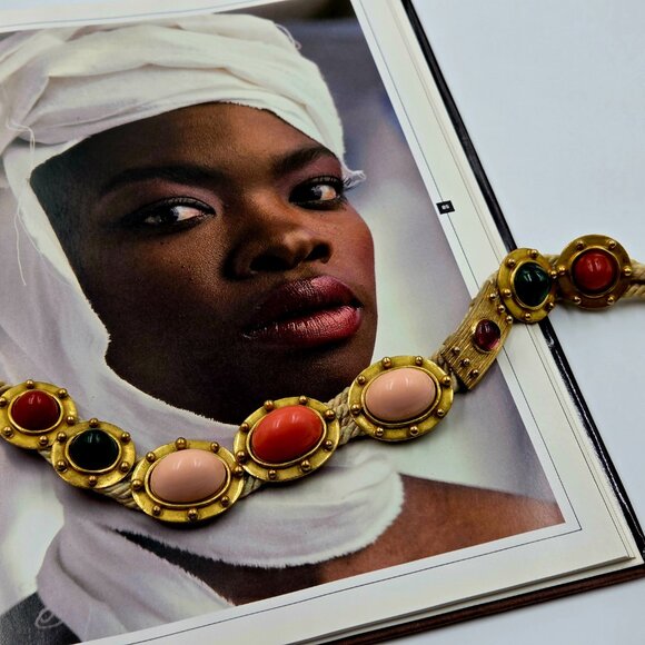 Vintage Bill Smith for Richelieu Statement Necklace Late 1960s - Picture 2 of 16